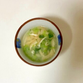 冷凍野菜で簡単味噌汁